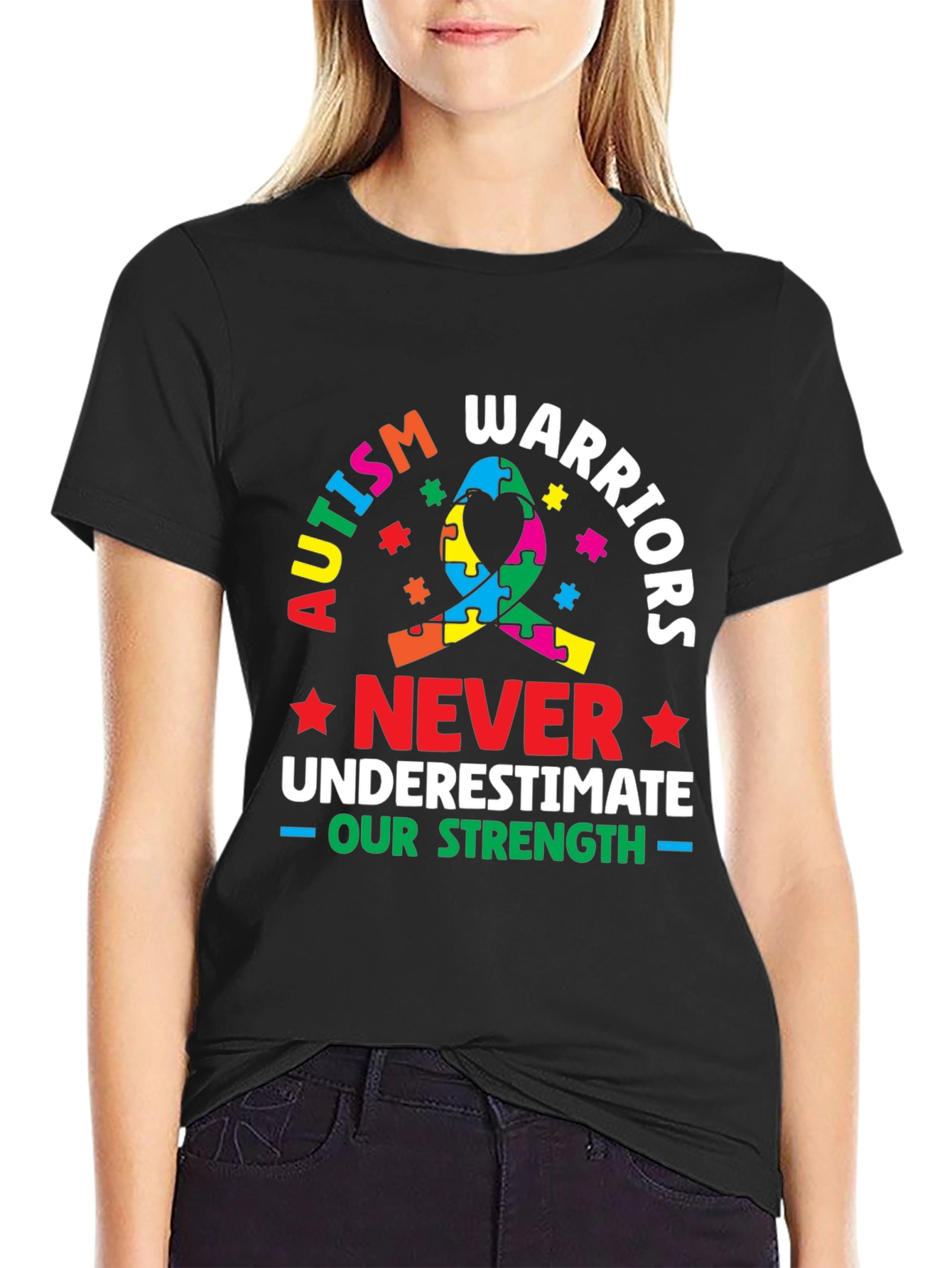 Autism Warriors T-Shirt - Never Underestimate