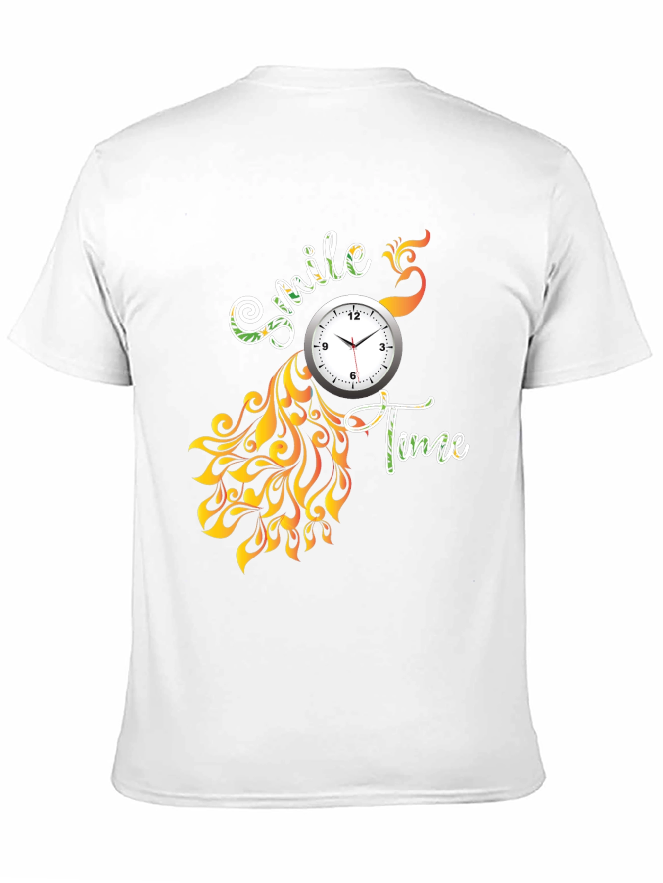 Smile Time Black Graphic T-Shirt