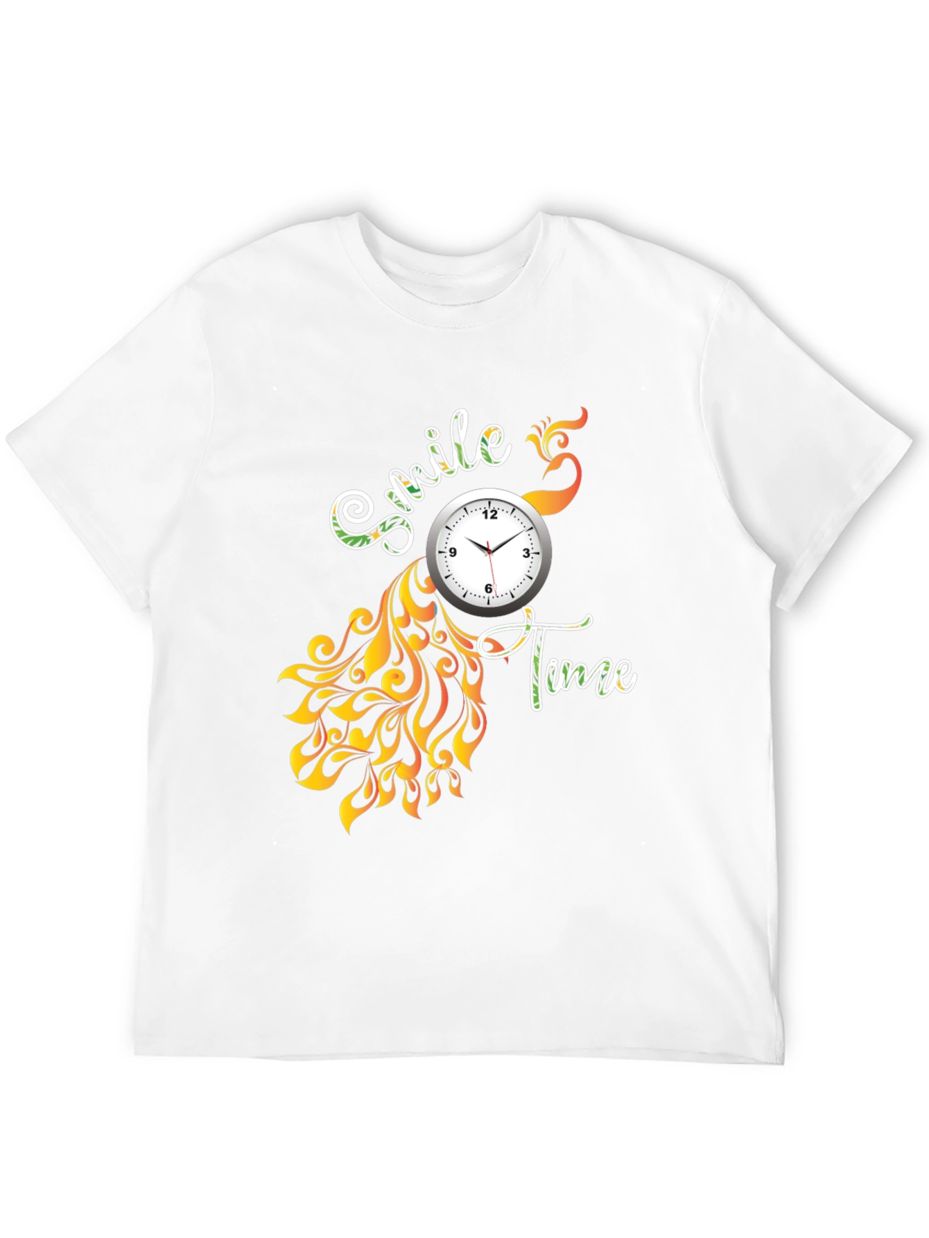 Smile Time Black Graphic T-Shirt