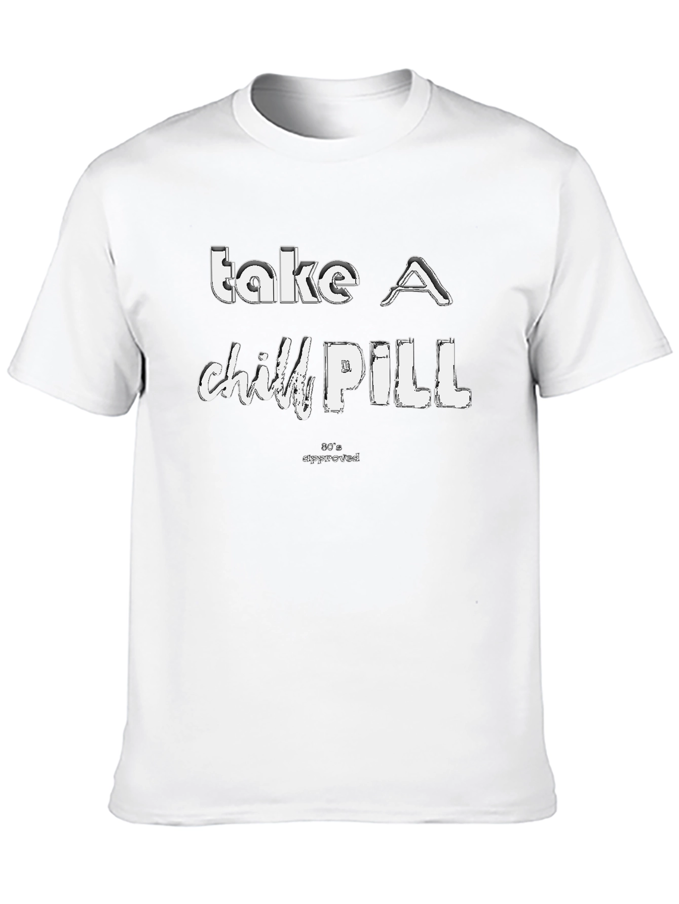 Take a Chill Pill Black Graphic Tee