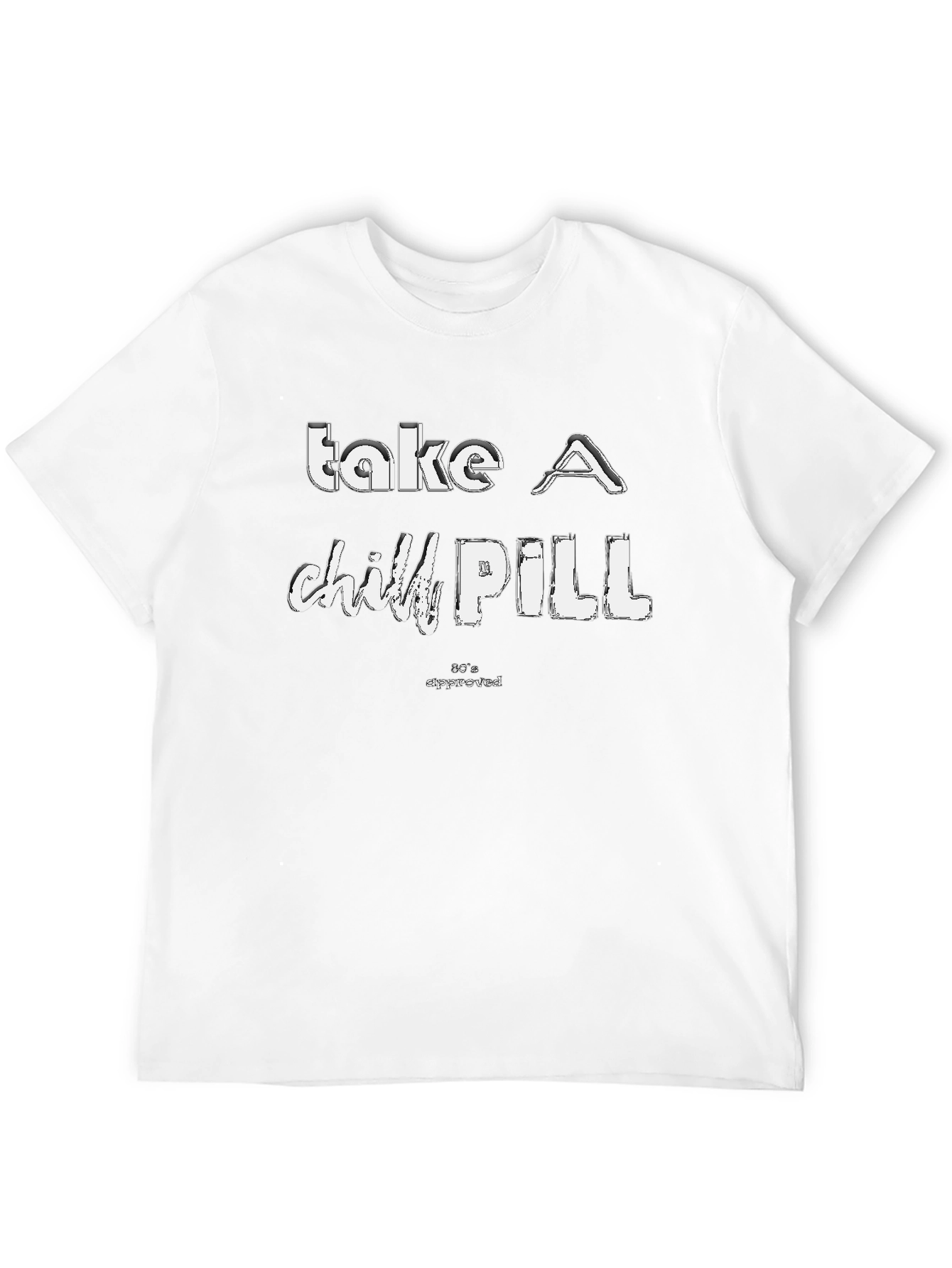 Take a Chill Pill Black Graphic Tee