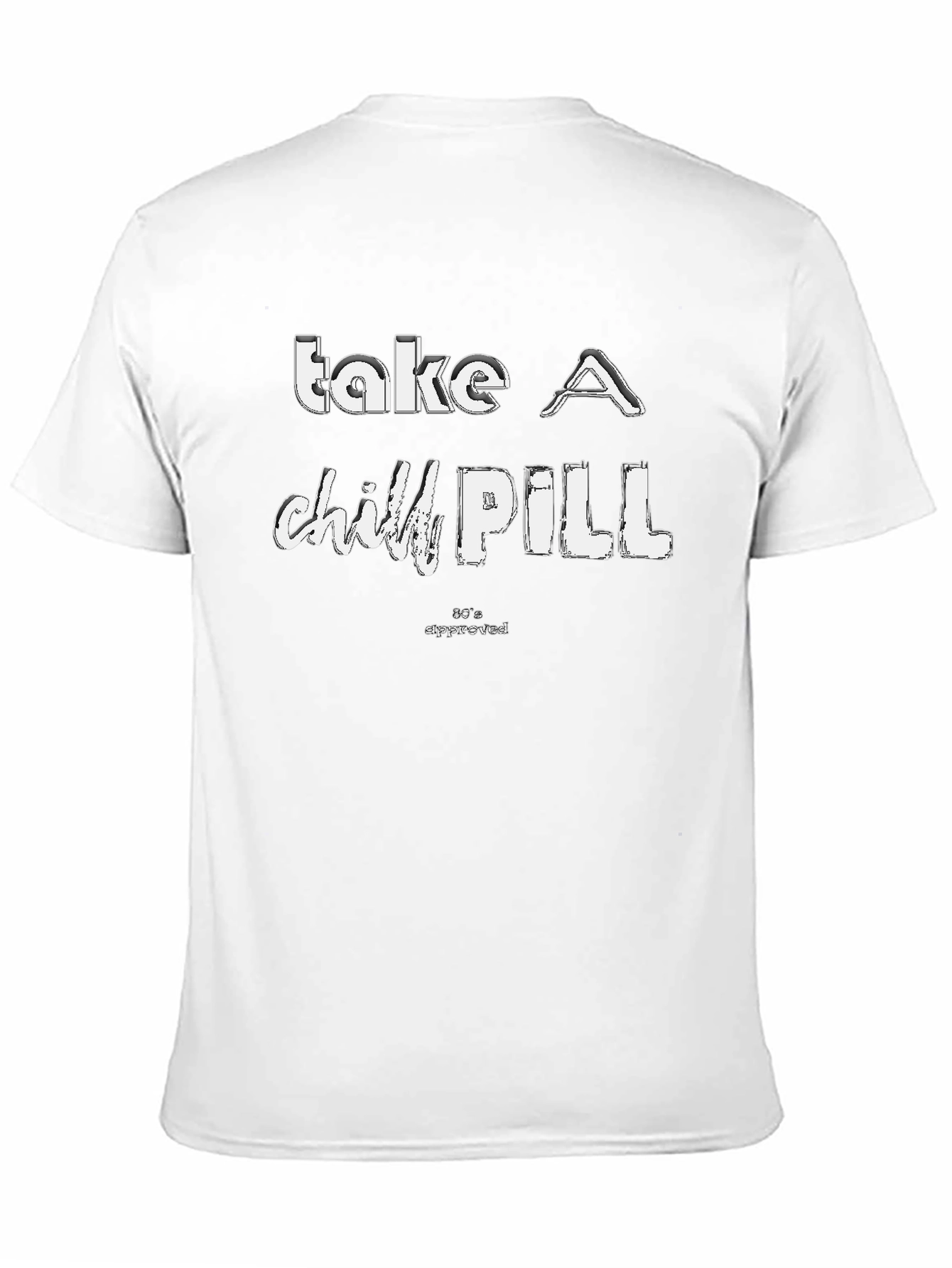 Take a Chill Pill Black Graphic Tee