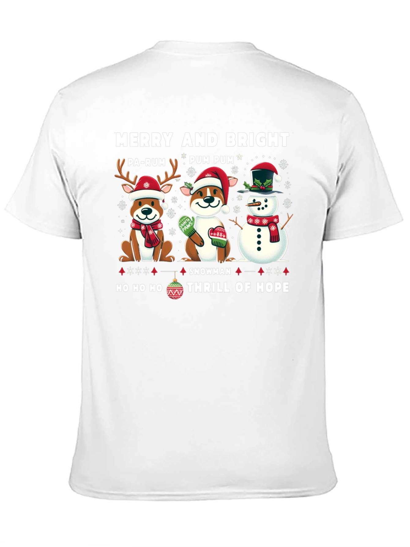 Merry & Bright Holiday Graphic Tee