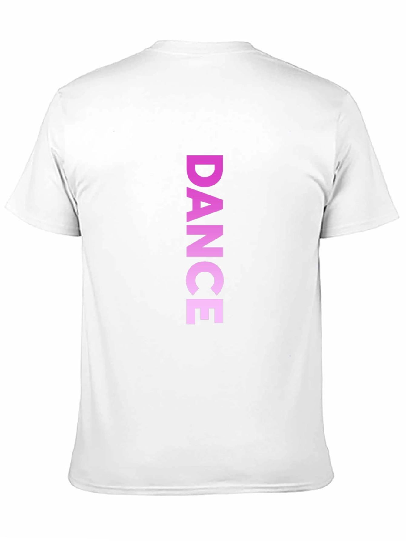 DANCE Vertical Print Black T-Shirt