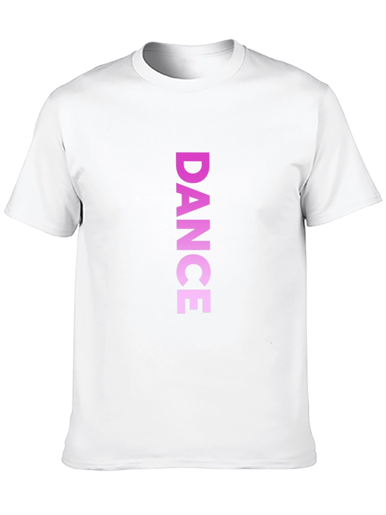 DANCE Vertical Print Black T-Shirt