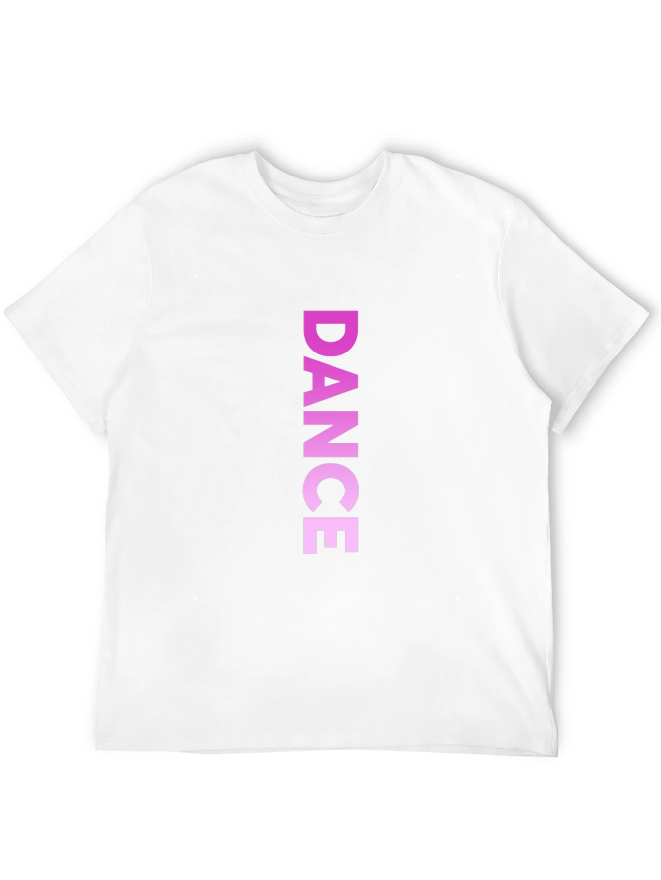 DANCE Vertical Print Black T-Shirt