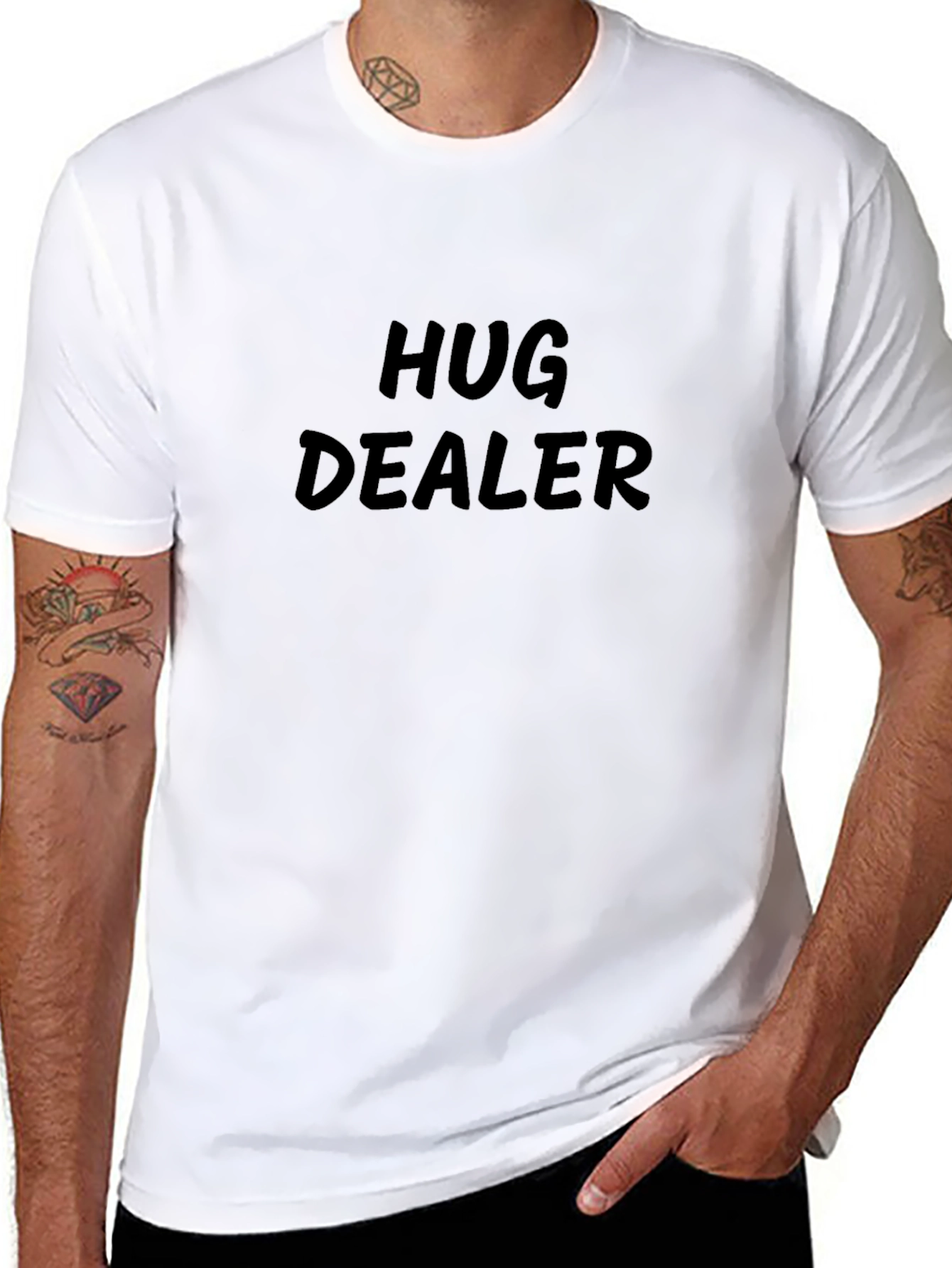 Hug Dealer Black T-Shirt
