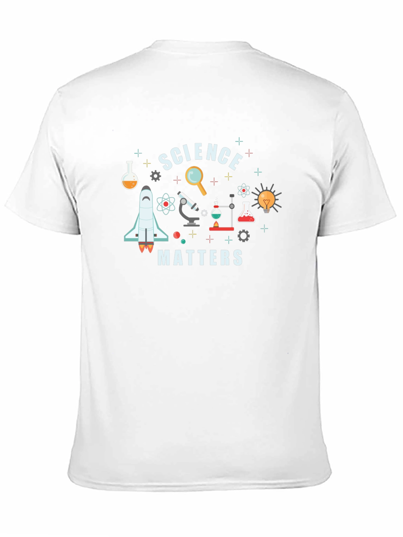 Science Matters Graphic Tee - Black Cotton Shirt