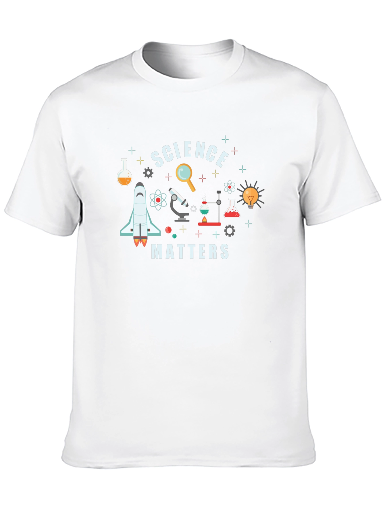 Science Matters Graphic Tee - Black Cotton Shirt