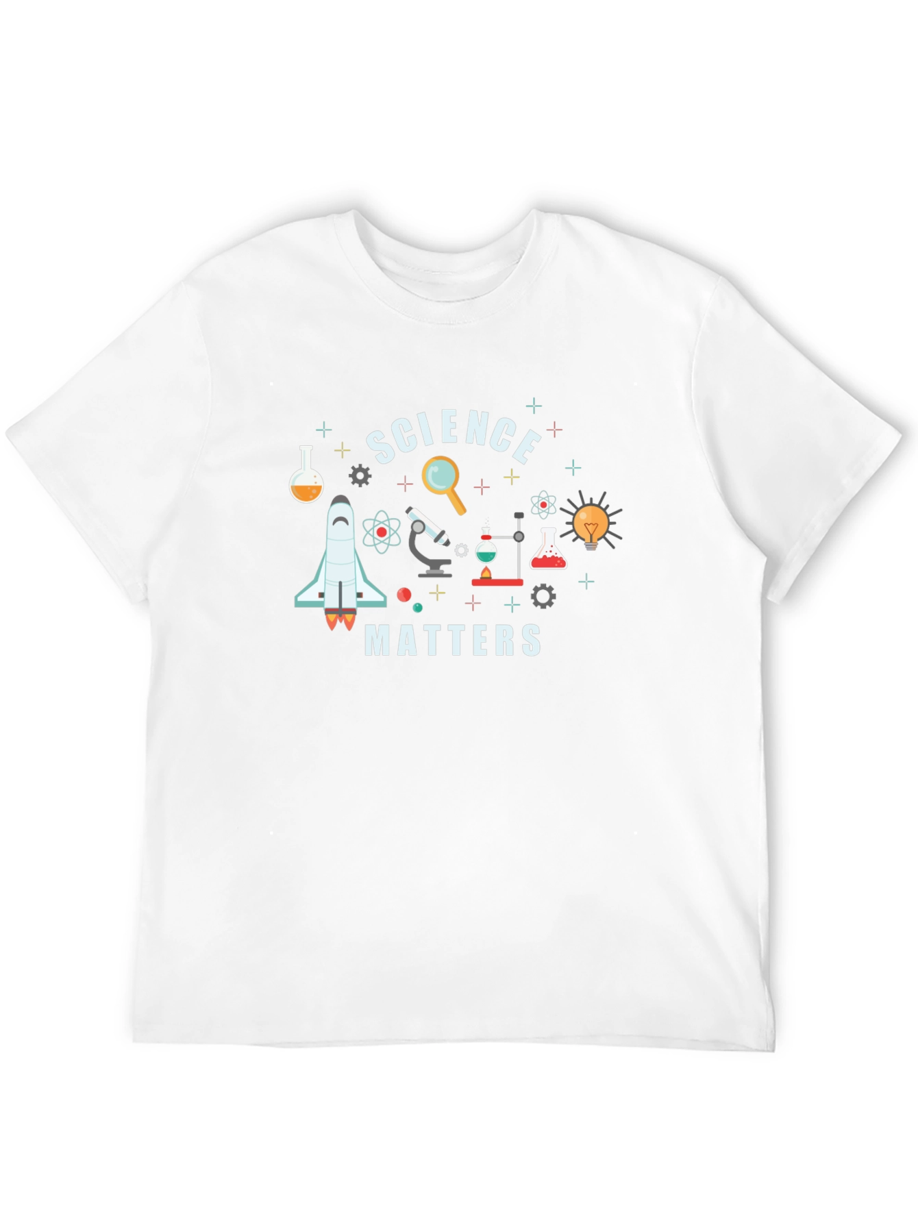 Science Matters Graphic Tee - Black Cotton Shirt