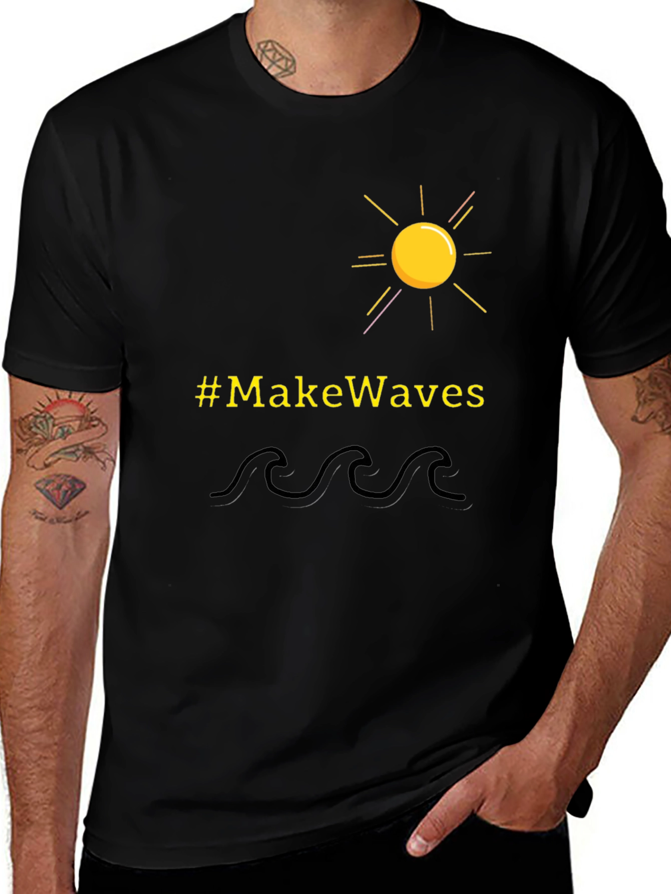 Make Waves T-Shirt: Sun Sea and Style