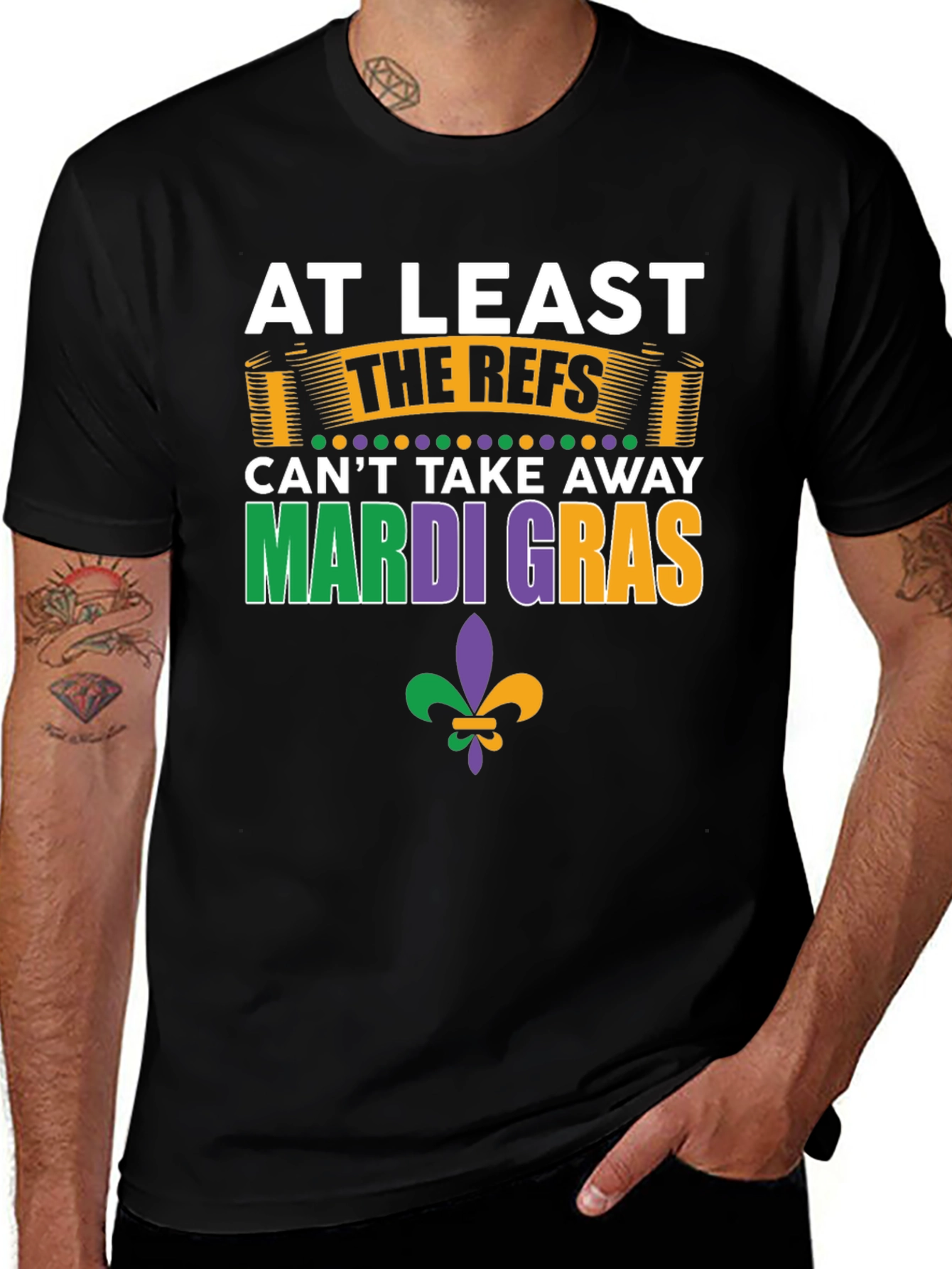 Mardi Gras Referees Graphic T-Shirt