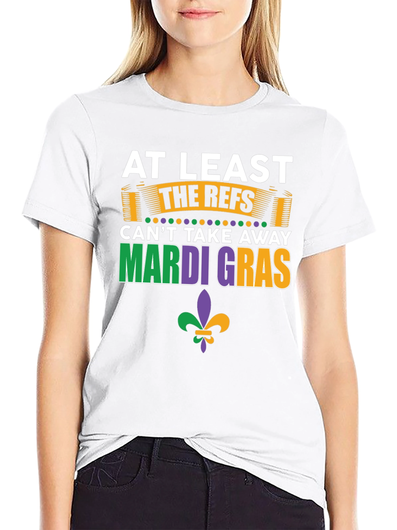 Mardi Gras Referees Graphic T-Shirt