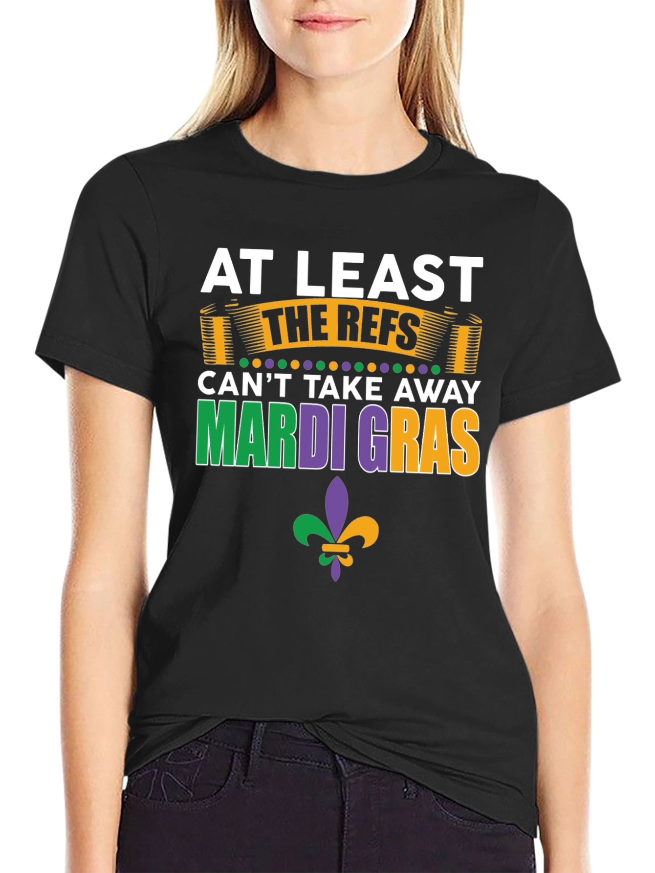 Mardi Gras Referees Graphic T-Shirt
