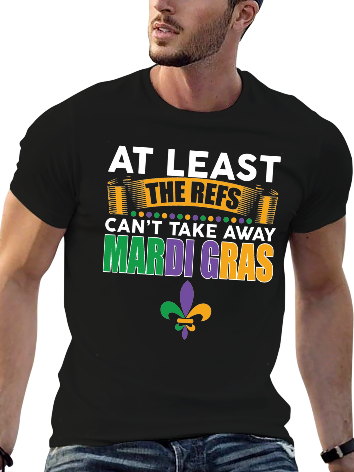Mardi Gras Referees Graphic T-Shirt