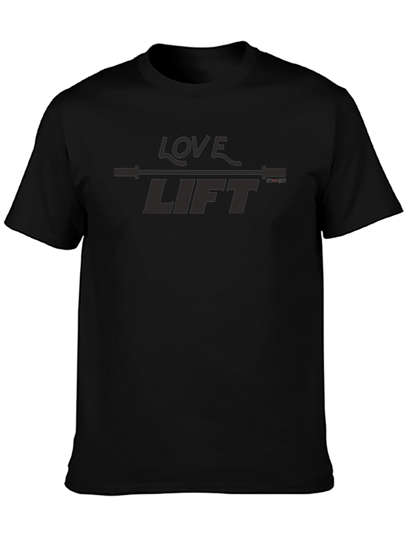 Love Lift Black Graphic T-Shirt