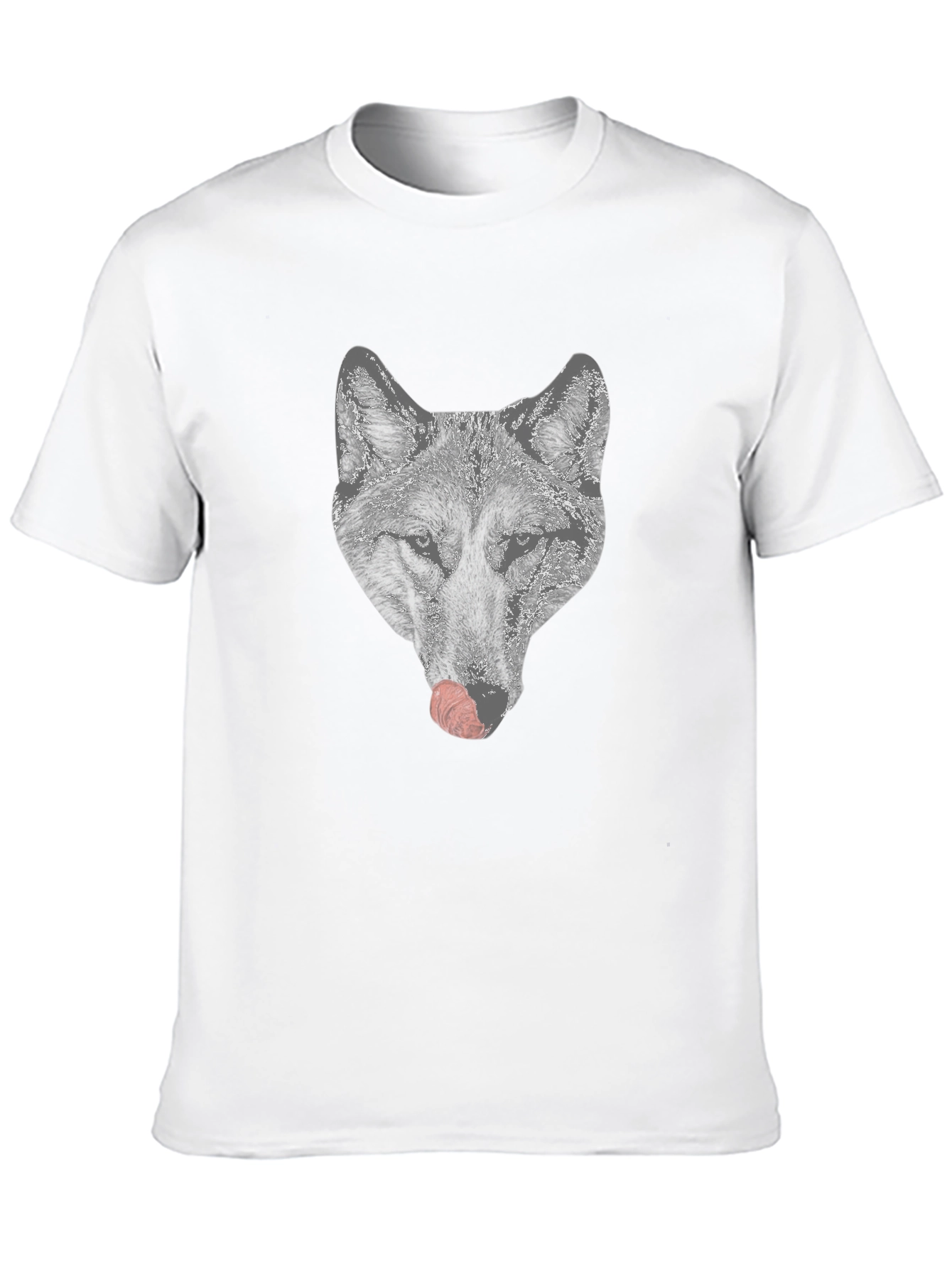 Wolf Graphic Tee - Black Short Sleeve Shirt