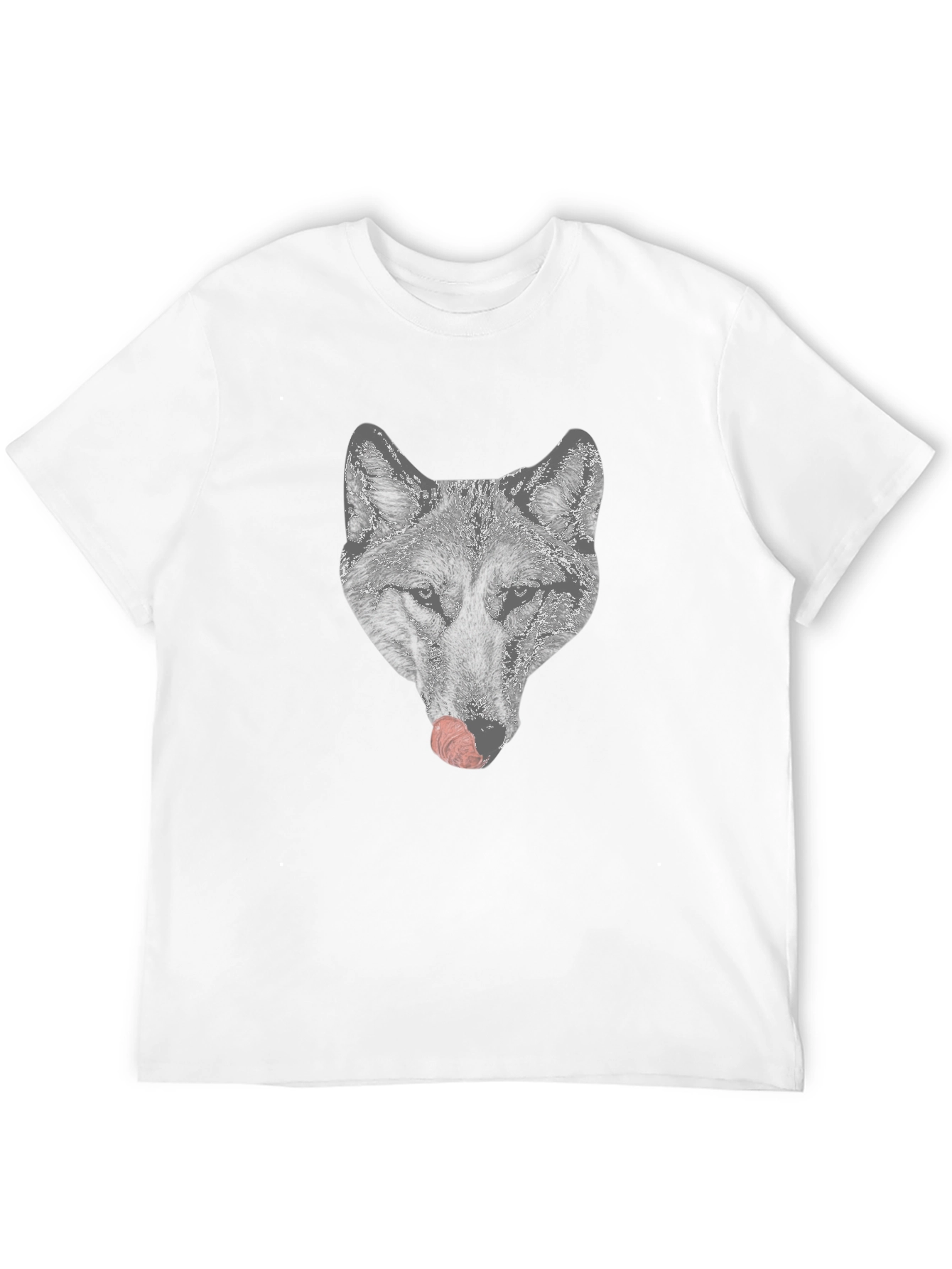 Wolf Graphic Tee - Black Short Sleeve Shirt