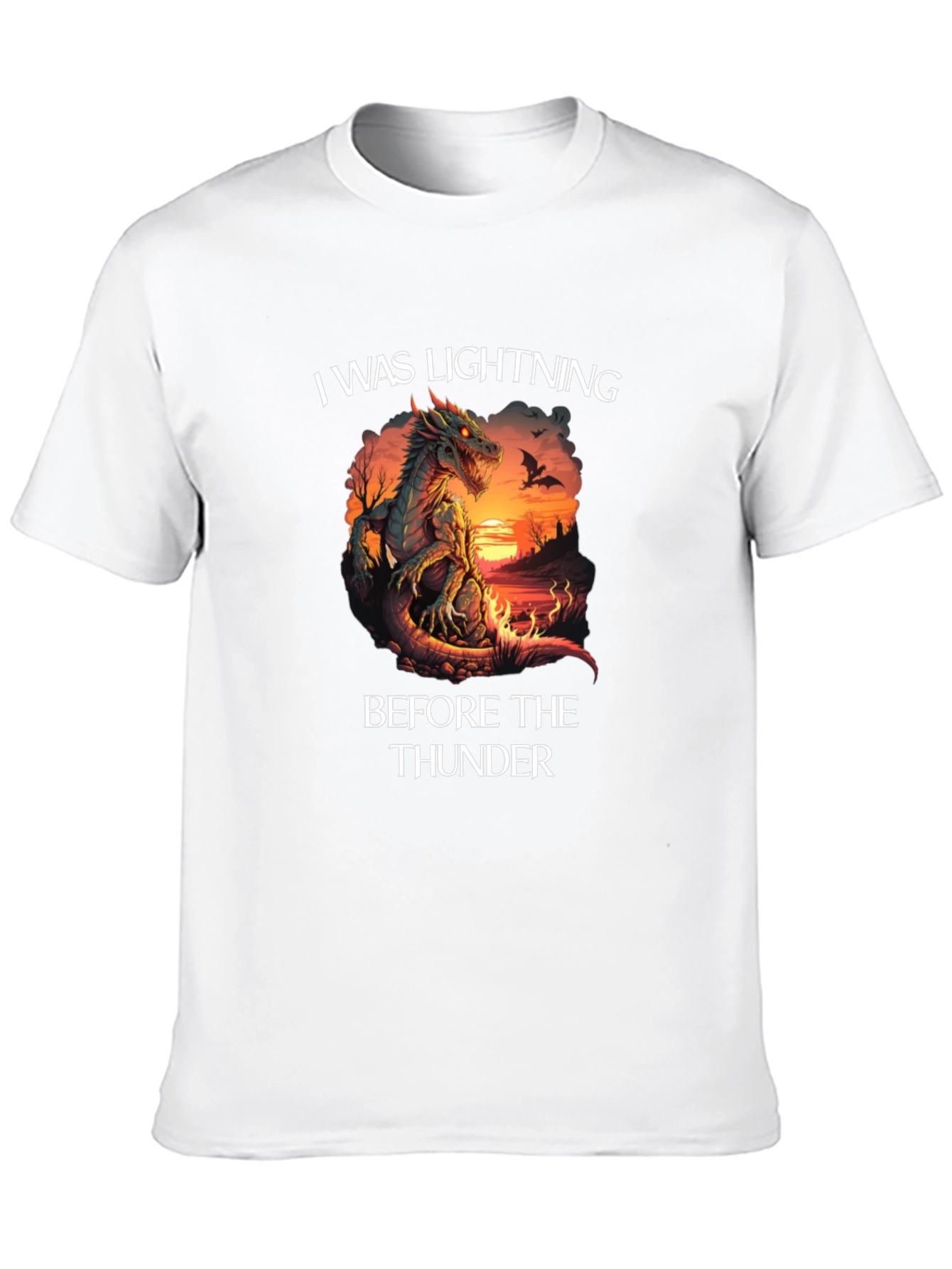 Dragon Lightning Before Thunder Graphic T-Shirt