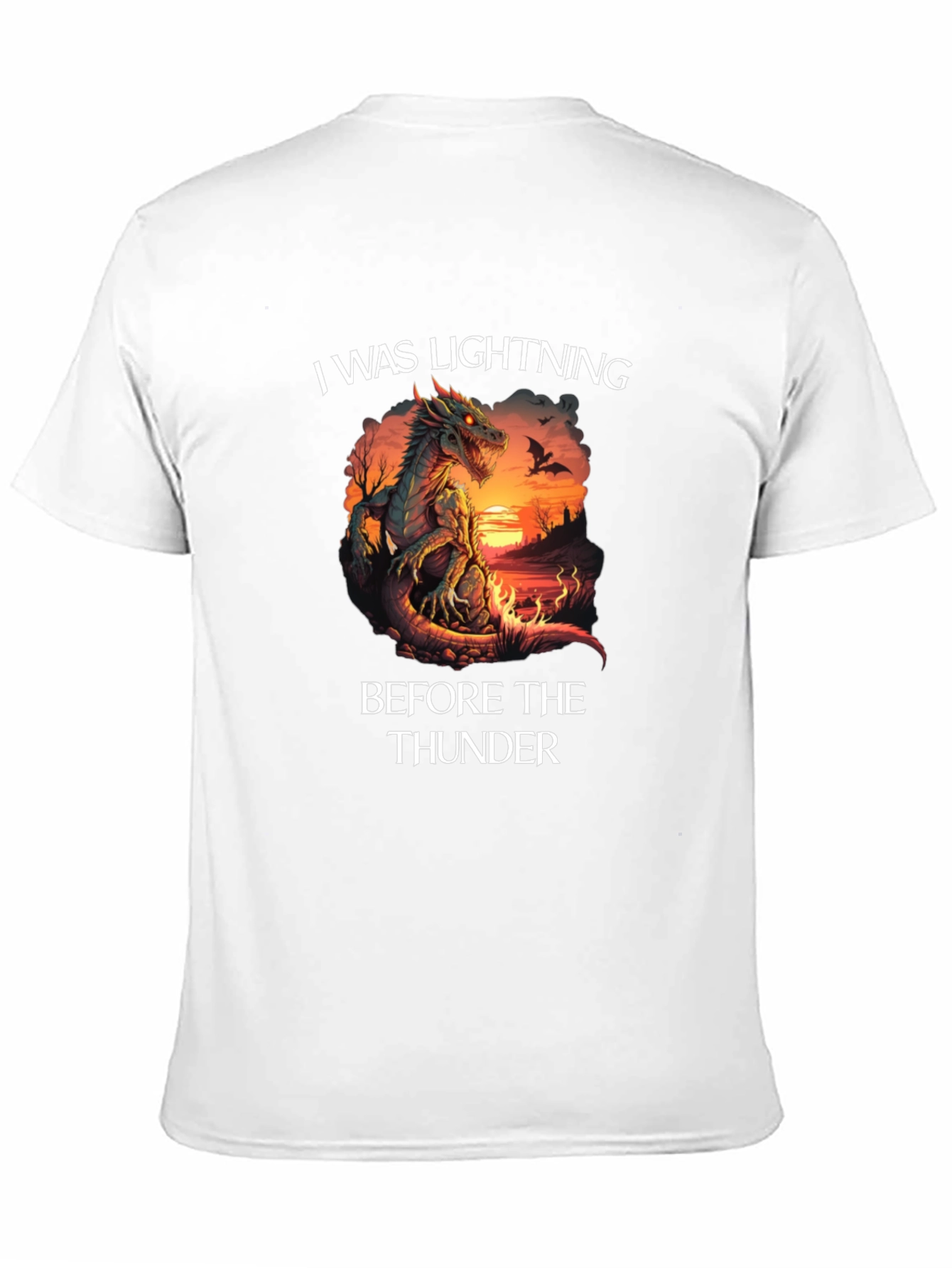Dragon Lightning Before Thunder Graphic T-Shirt