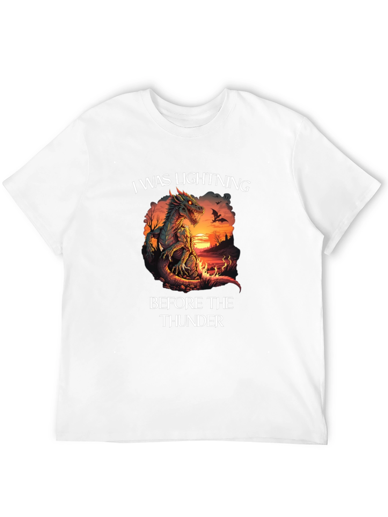 Dragon Lightning Before Thunder Graphic T-Shirt