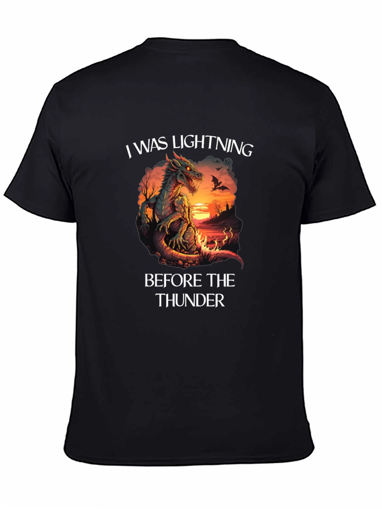 Dragon Lightning Before Thunder Graphic T-Shirt