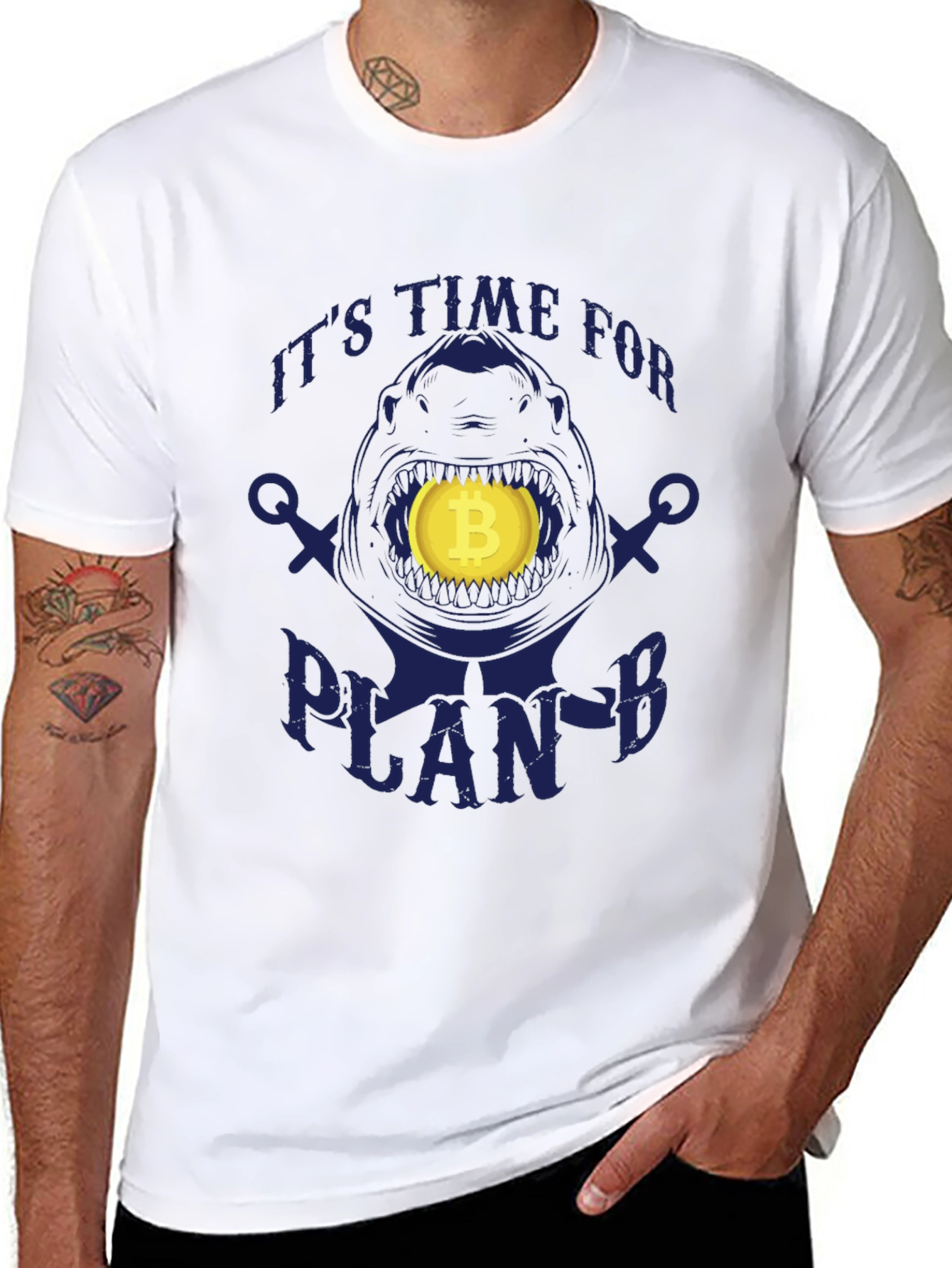 Bitcoin Shark Plan B T-Shirt