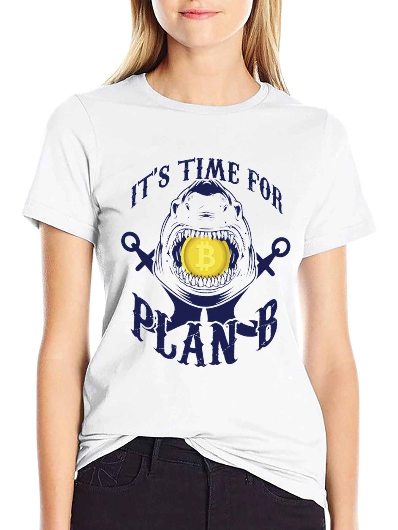 Bitcoin Shark Plan B T-Shirt