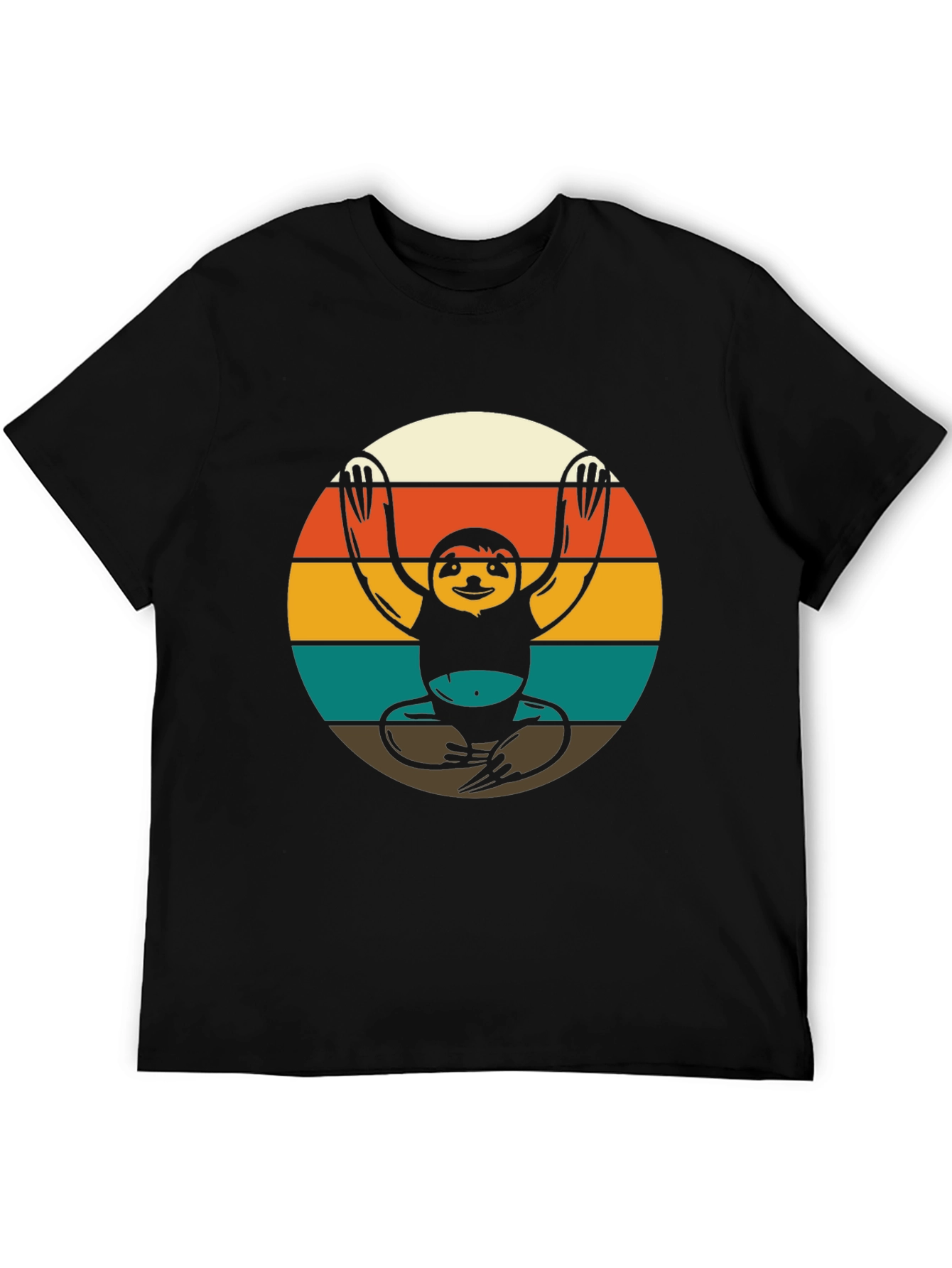 Yoga Sloth Retro Style T-Shirt