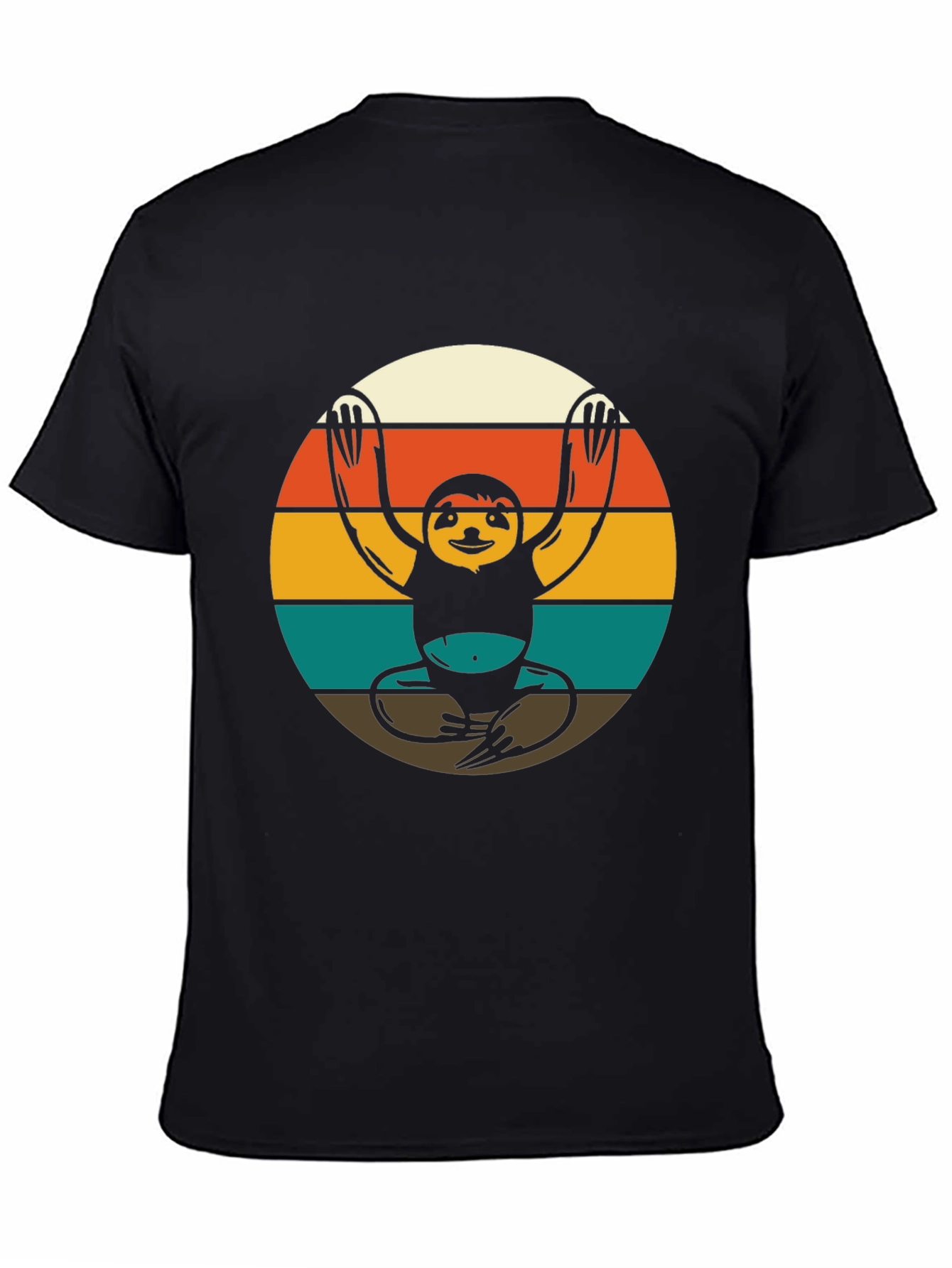 Yoga Sloth Retro Style T-Shirt