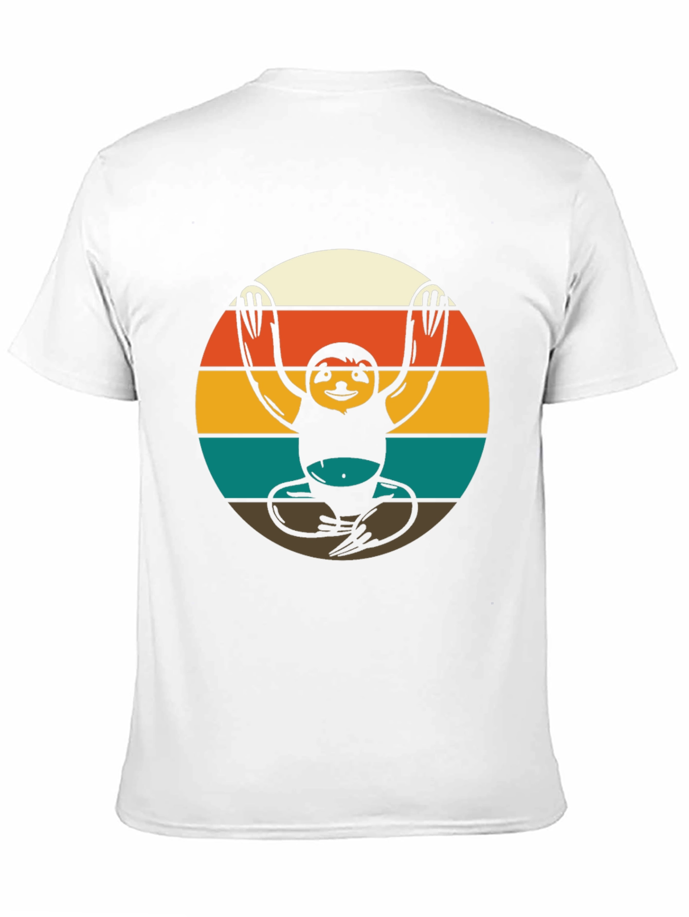 Yoga Sloth Retro Style T-Shirt