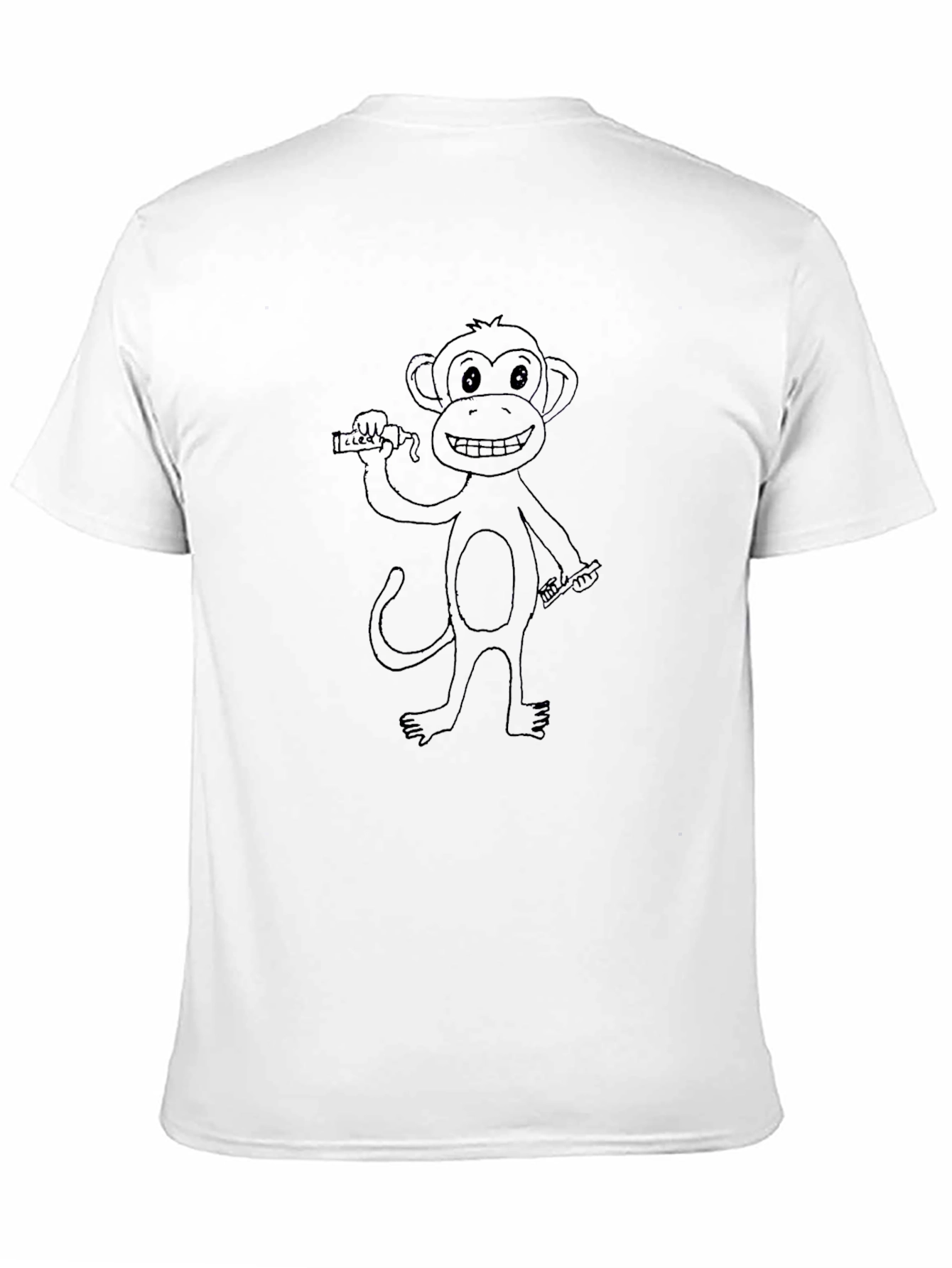 Monkey Graphic Black T-Shirt - Fun & Casual Style