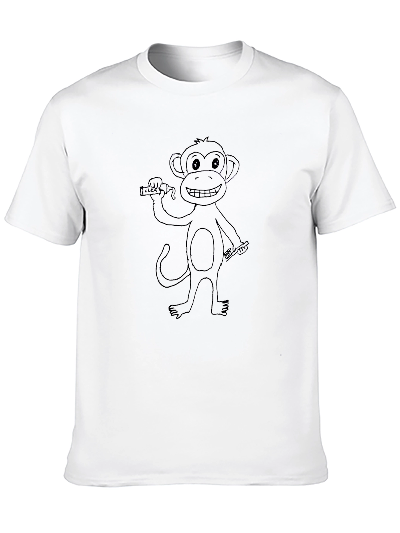 Monkey Graphic Black T-Shirt - Fun & Casual Style