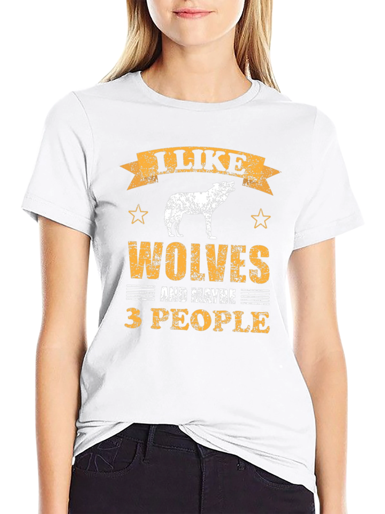 I Like Wolves T-Shirt - Funny Animal Lover Tee