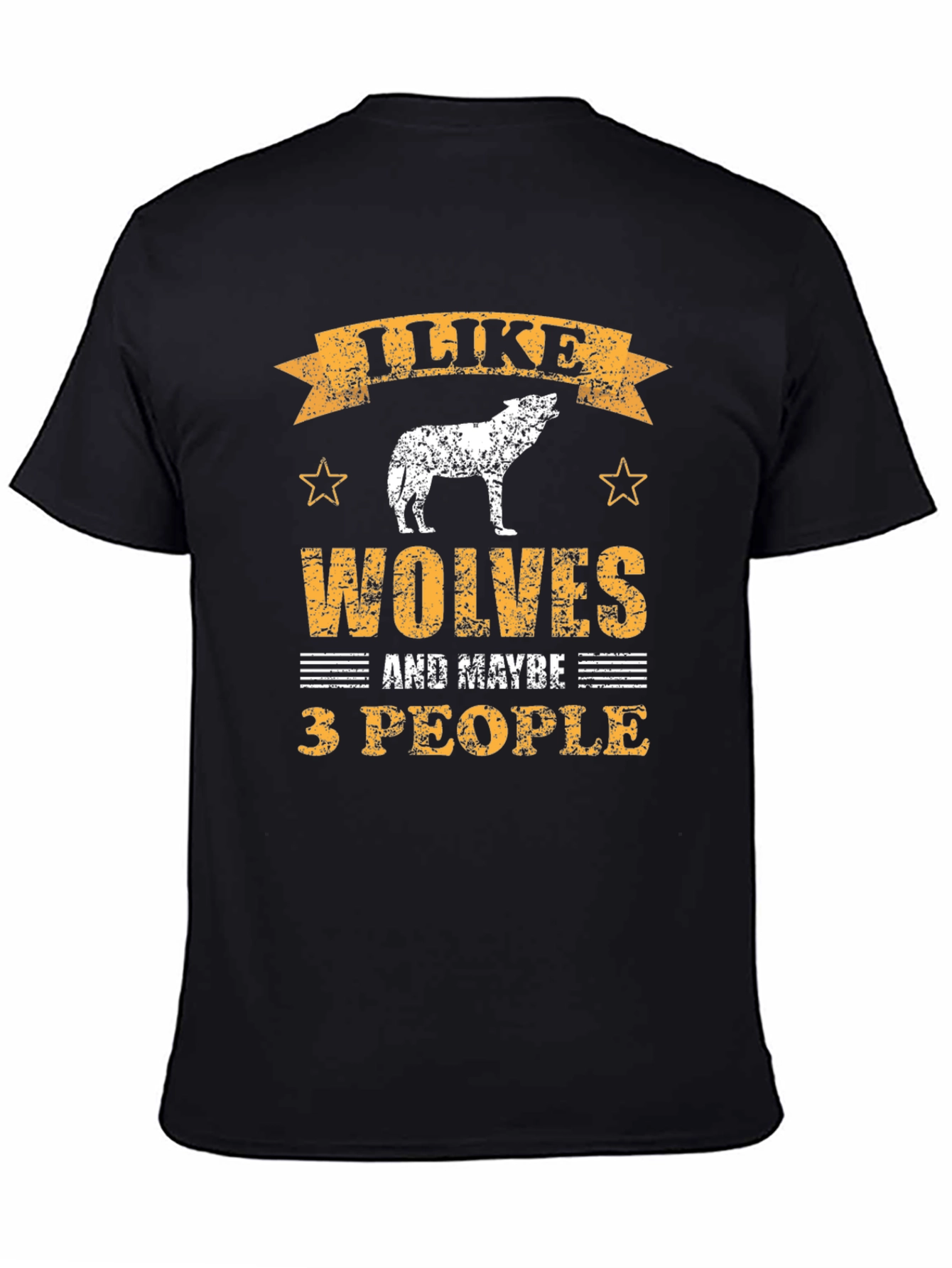 I Like Wolves T-Shirt - Funny Animal Lover Tee