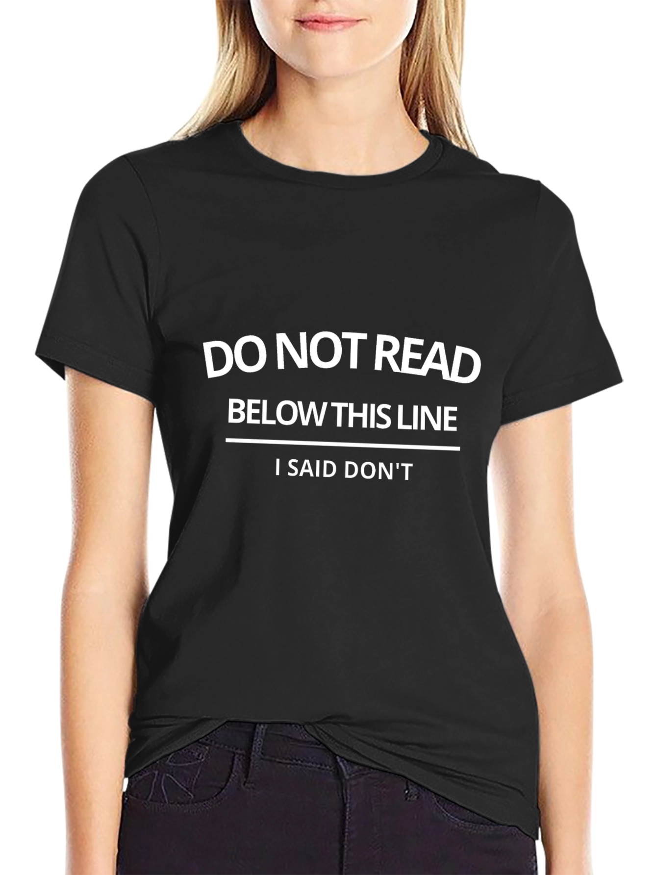 Funny Graphic Tee - Do Not Read