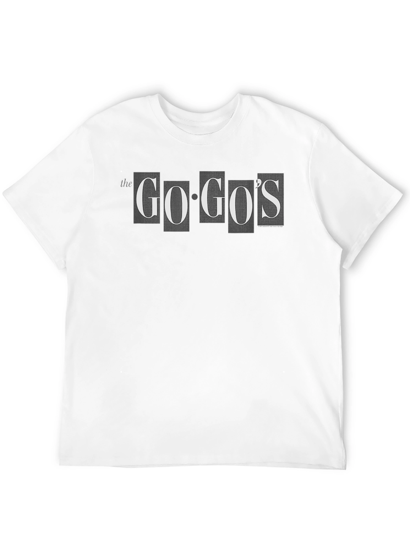 The Go-Gos Retro Band Tee - Black Cotton T-Shirt