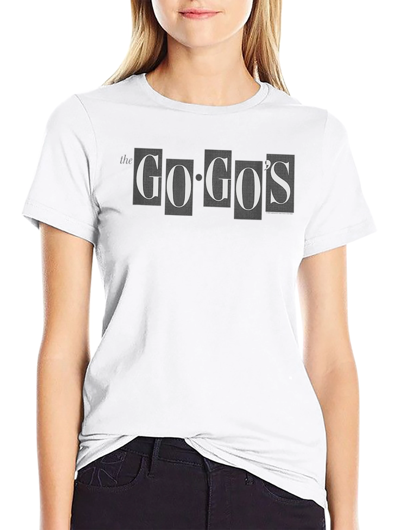 The Go-Gos Retro Band Tee - Black Cotton T-Shirt