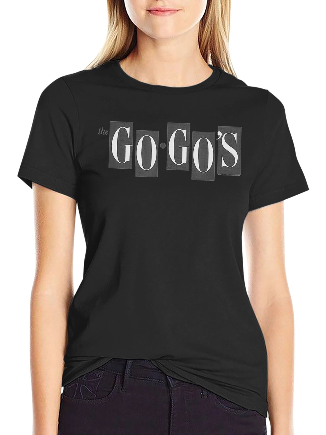 The Go-Gos Retro Band Tee - Black Cotton T-Shirt