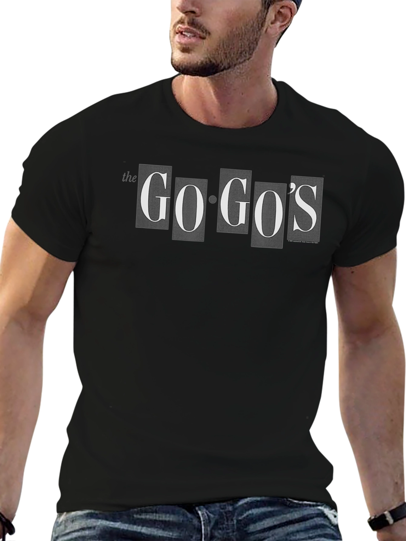 The Go-Gos Retro Band Tee - Black Cotton T-Shirt