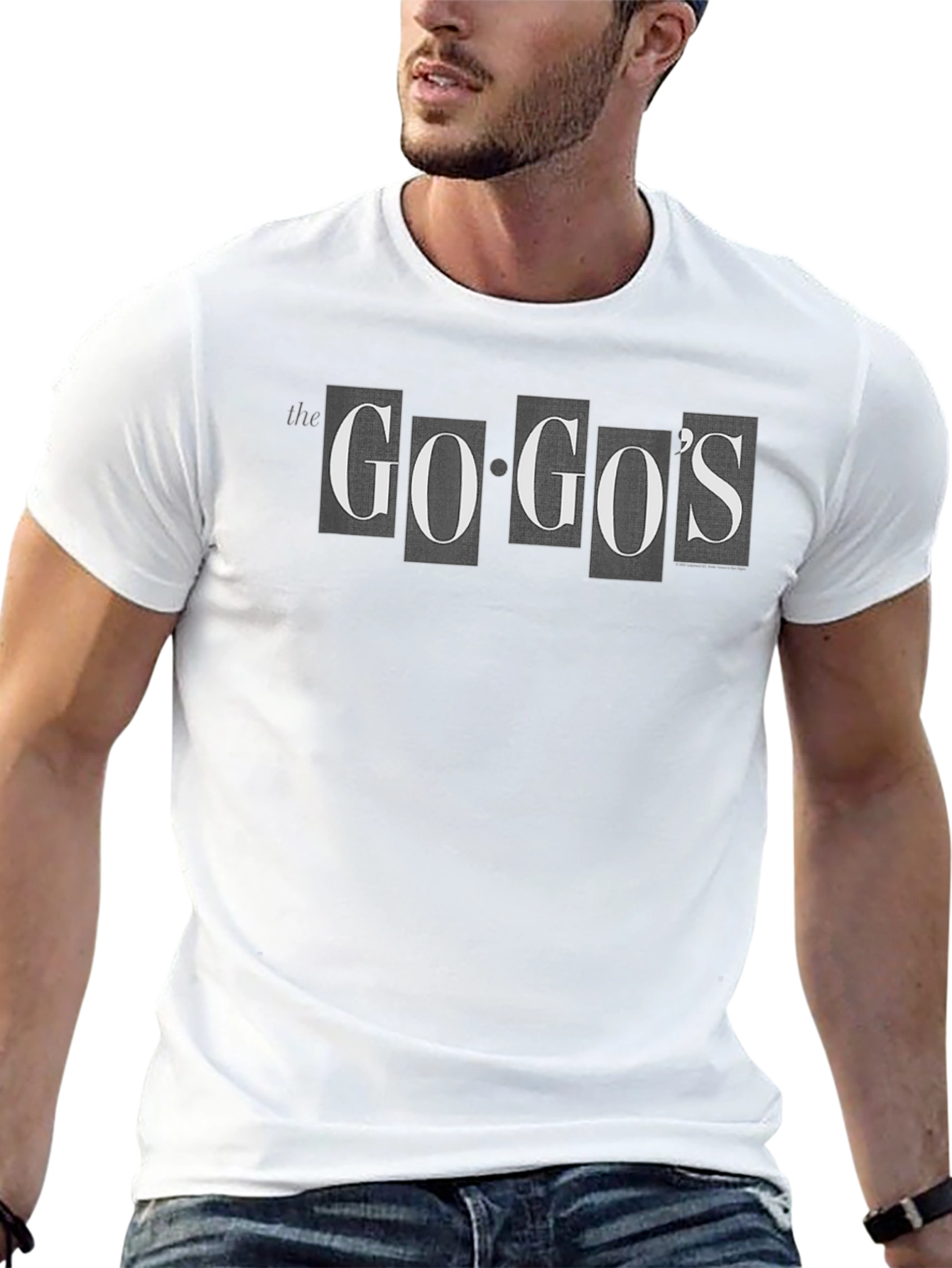 The Go-Gos Retro Band Tee - Black Cotton T-Shirt