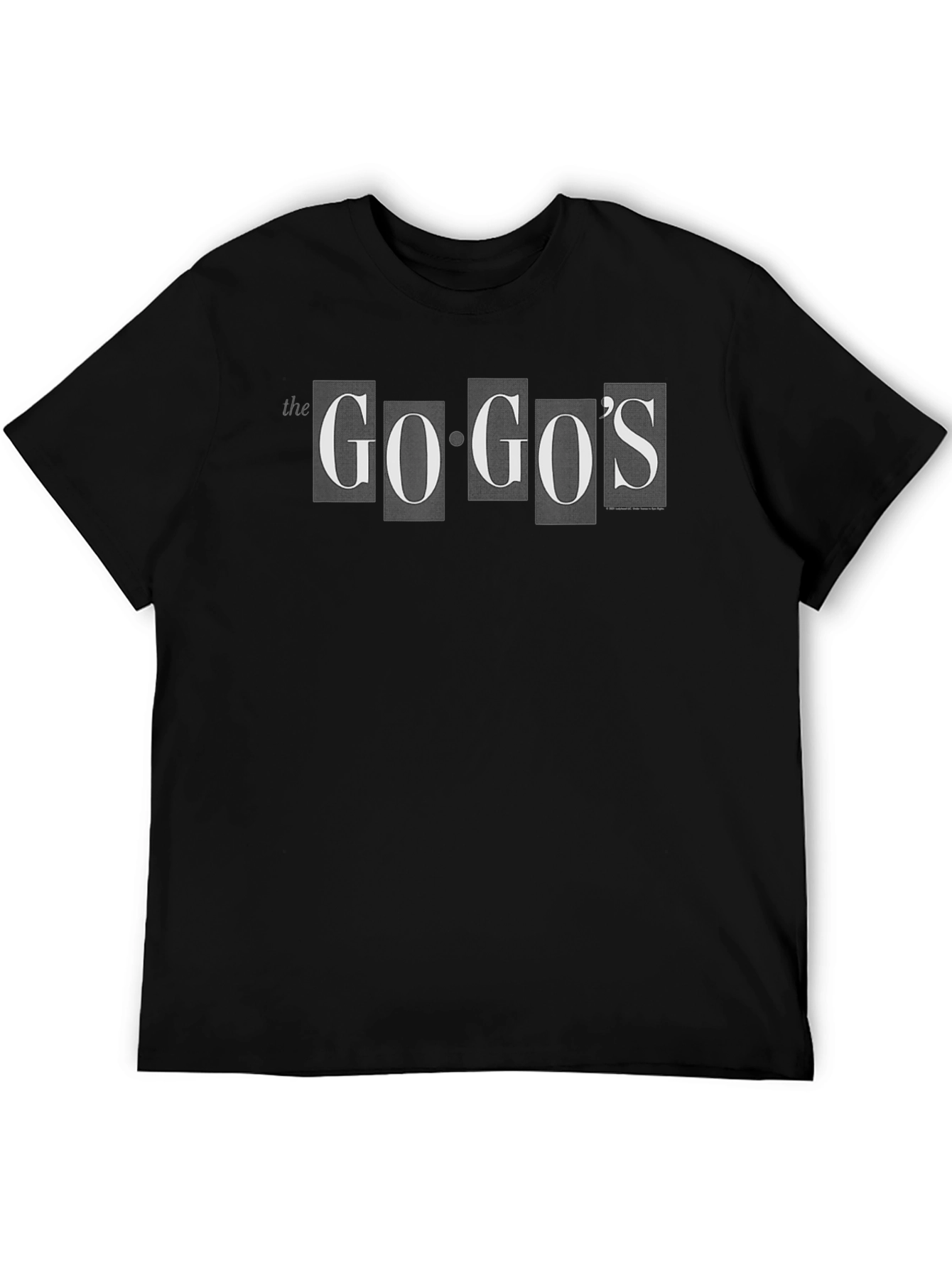 The Go-Gos Retro Band Tee - Black Cotton T-Shirt