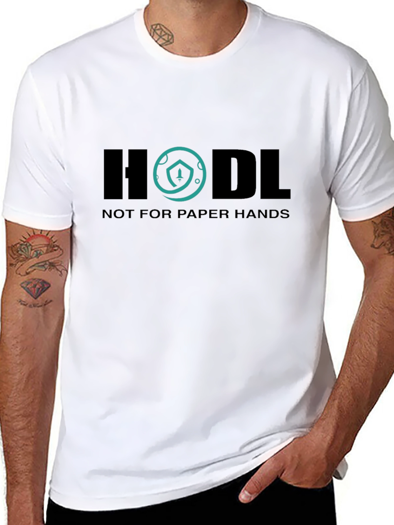 HODL Crypto T-Shirt - Not For Paper Hands