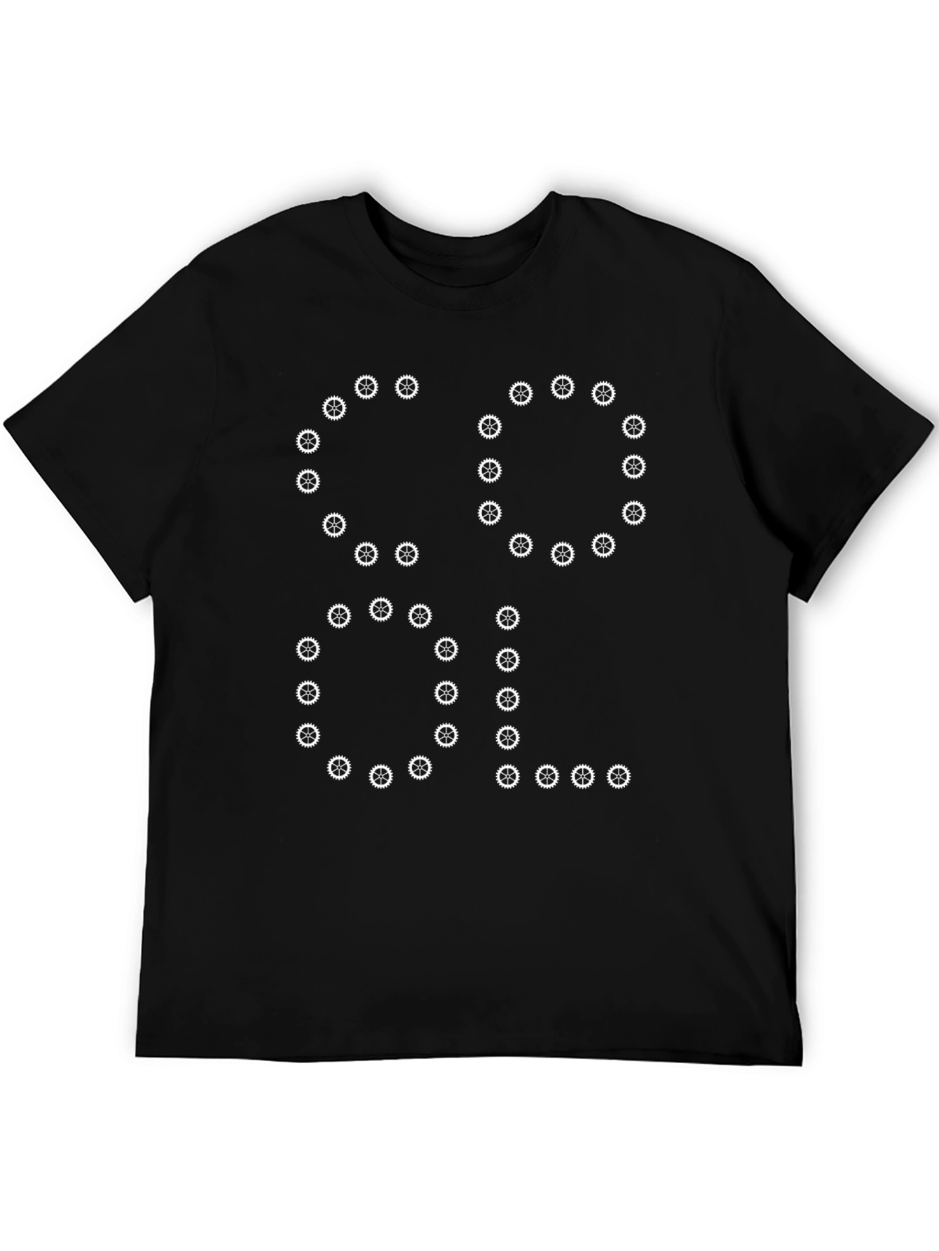 Cool Gears T-Shirt - Black Cotton Tee