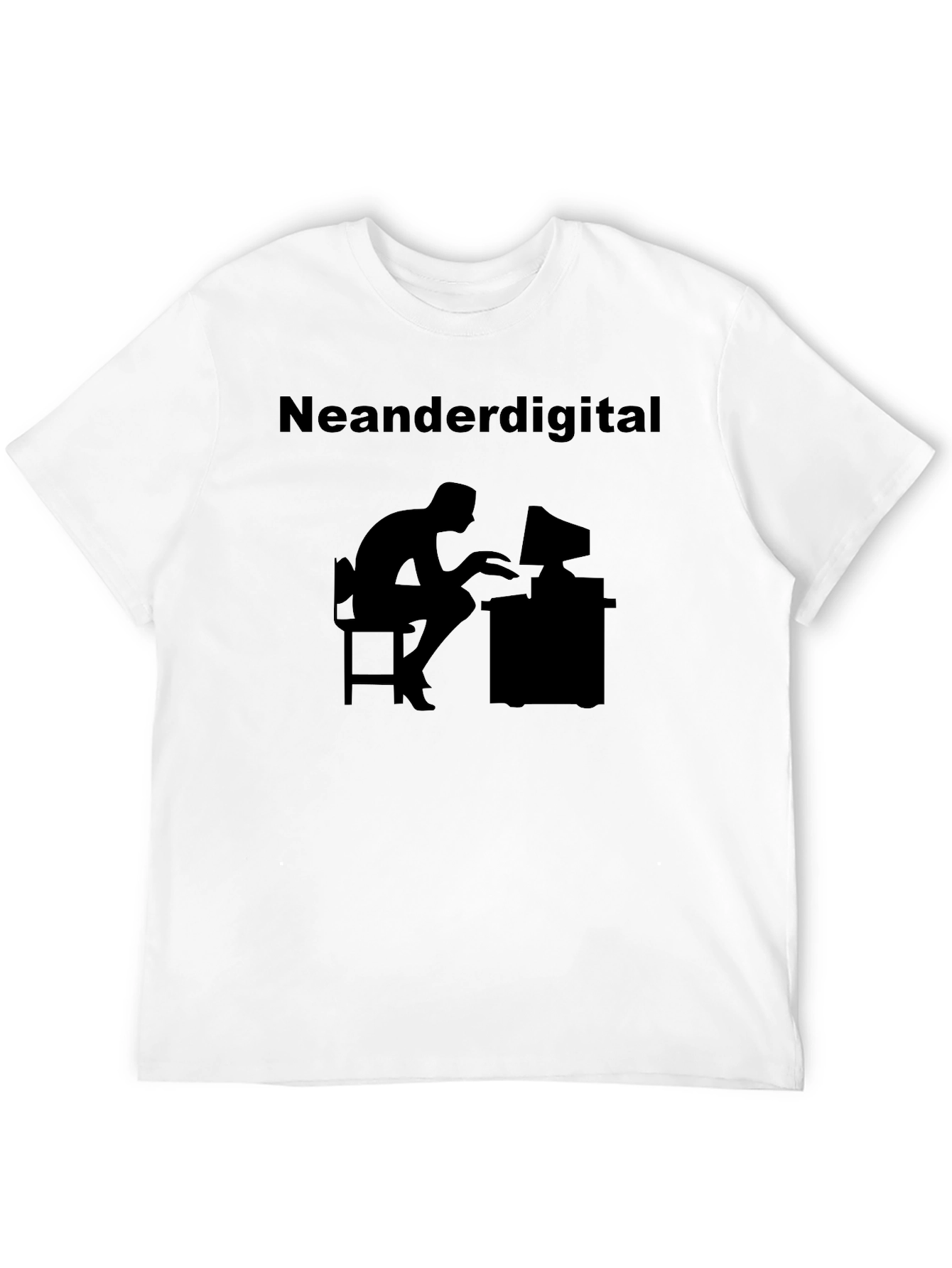 Neanderdigital T-Shirt - Humorous Computer Design