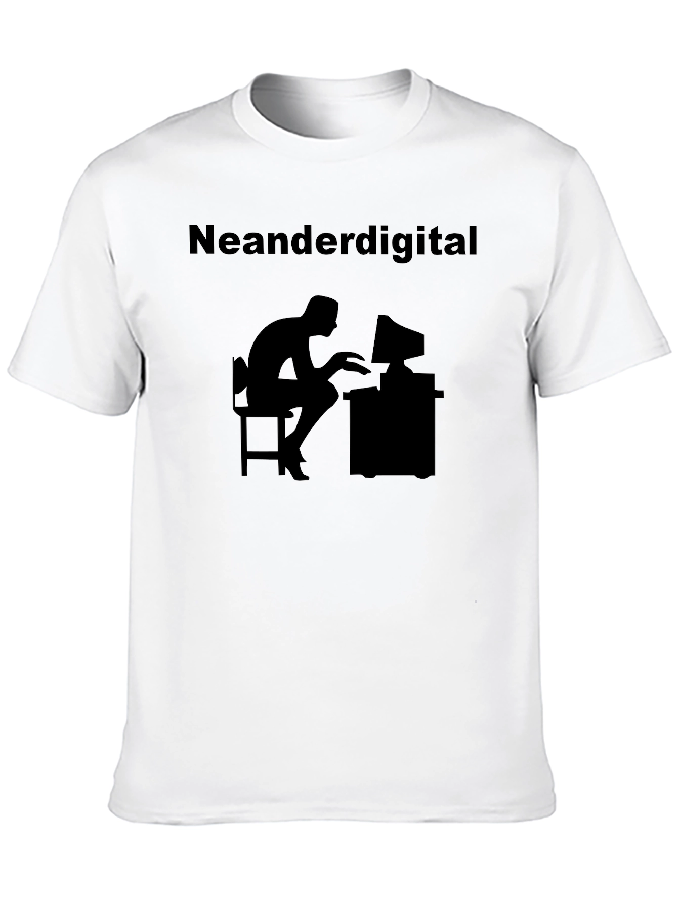 Neanderdigital T-Shirt - Humorous Computer Design