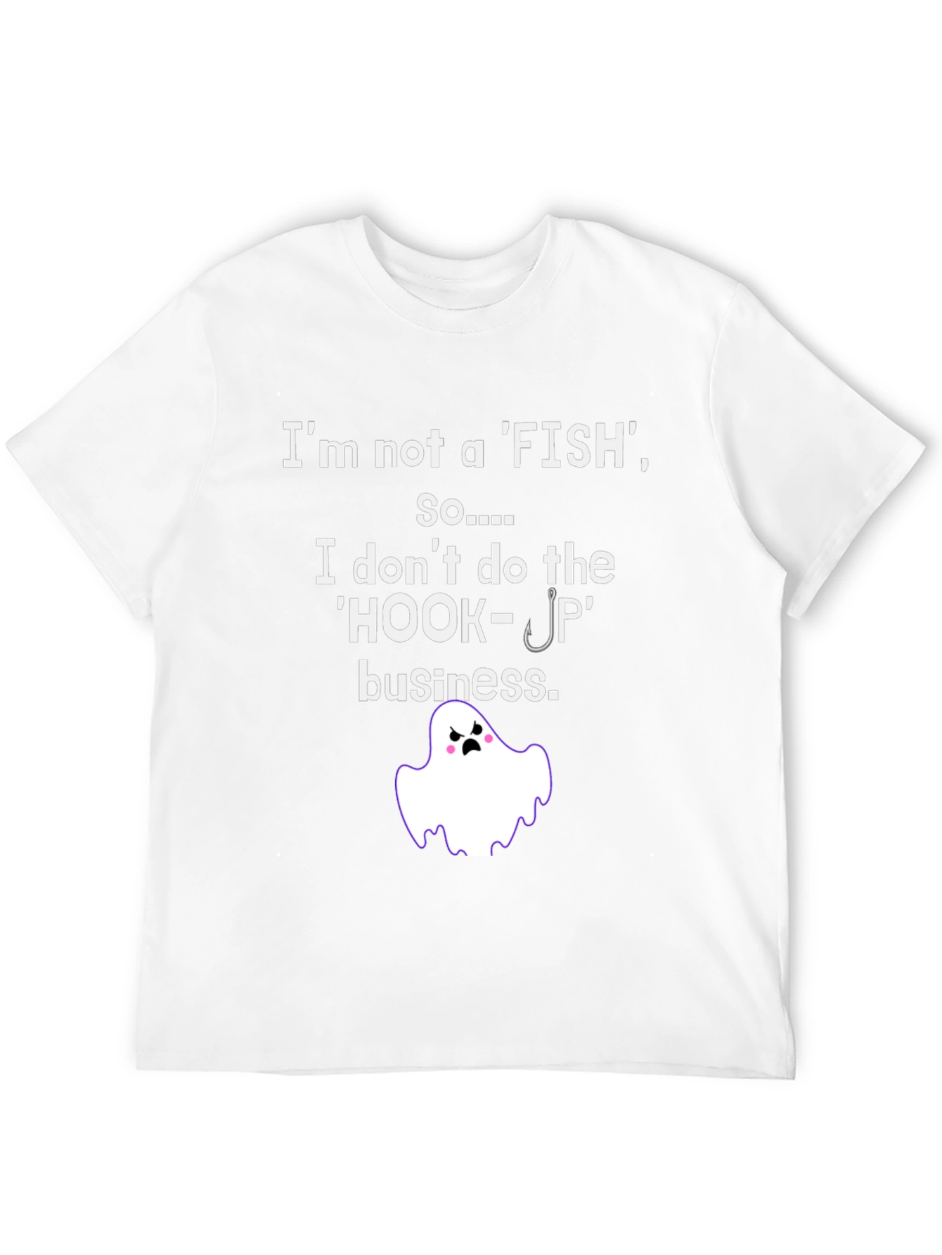 Funny Ghost Not a Fish T-Shirt