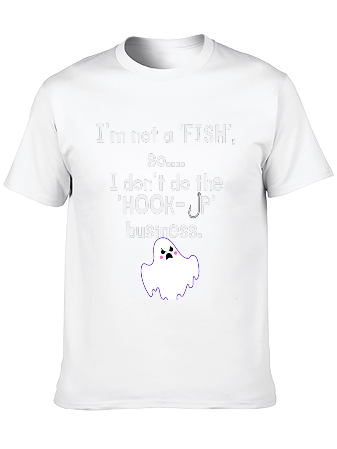 Funny Ghost Not a Fish T-Shirt