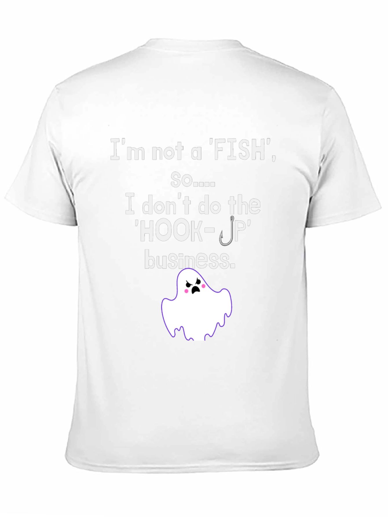 Funny Ghost Not a Fish T-Shirt
