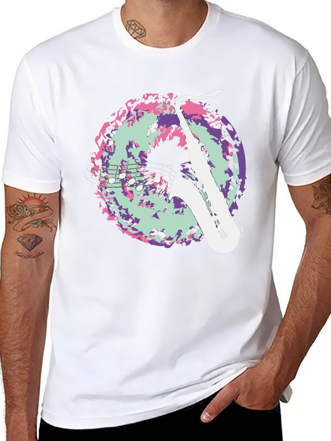 Cool Saxophone Music T-Shirt